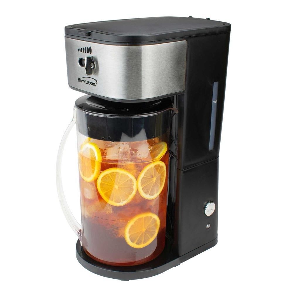 BRENTWOOD KT-2150BK ICED TEA AND COFFEE MAKER WITH 64OZ PITCHER, BLACK